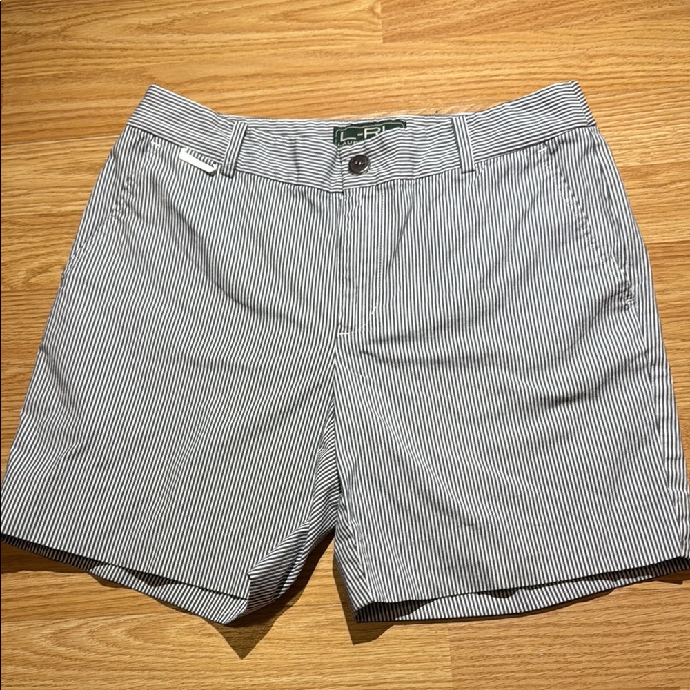 Lauren Ralph Lauren Navy and White Striped shorts